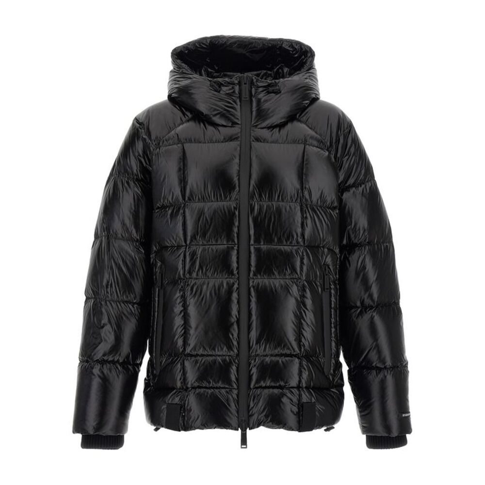 Dsquared² Black Polyamide Full-Length Men's Jacket
